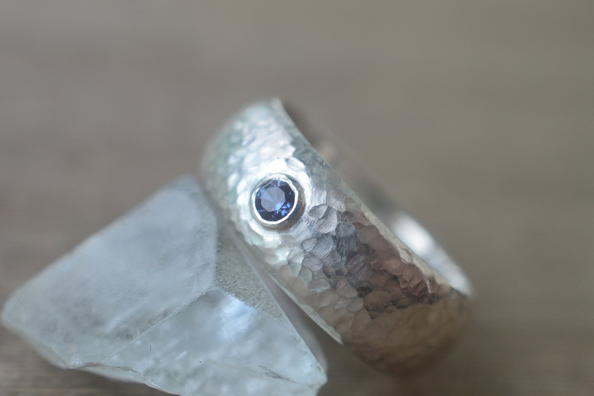 3mm Lab Created Alexandrite Ring in Silver