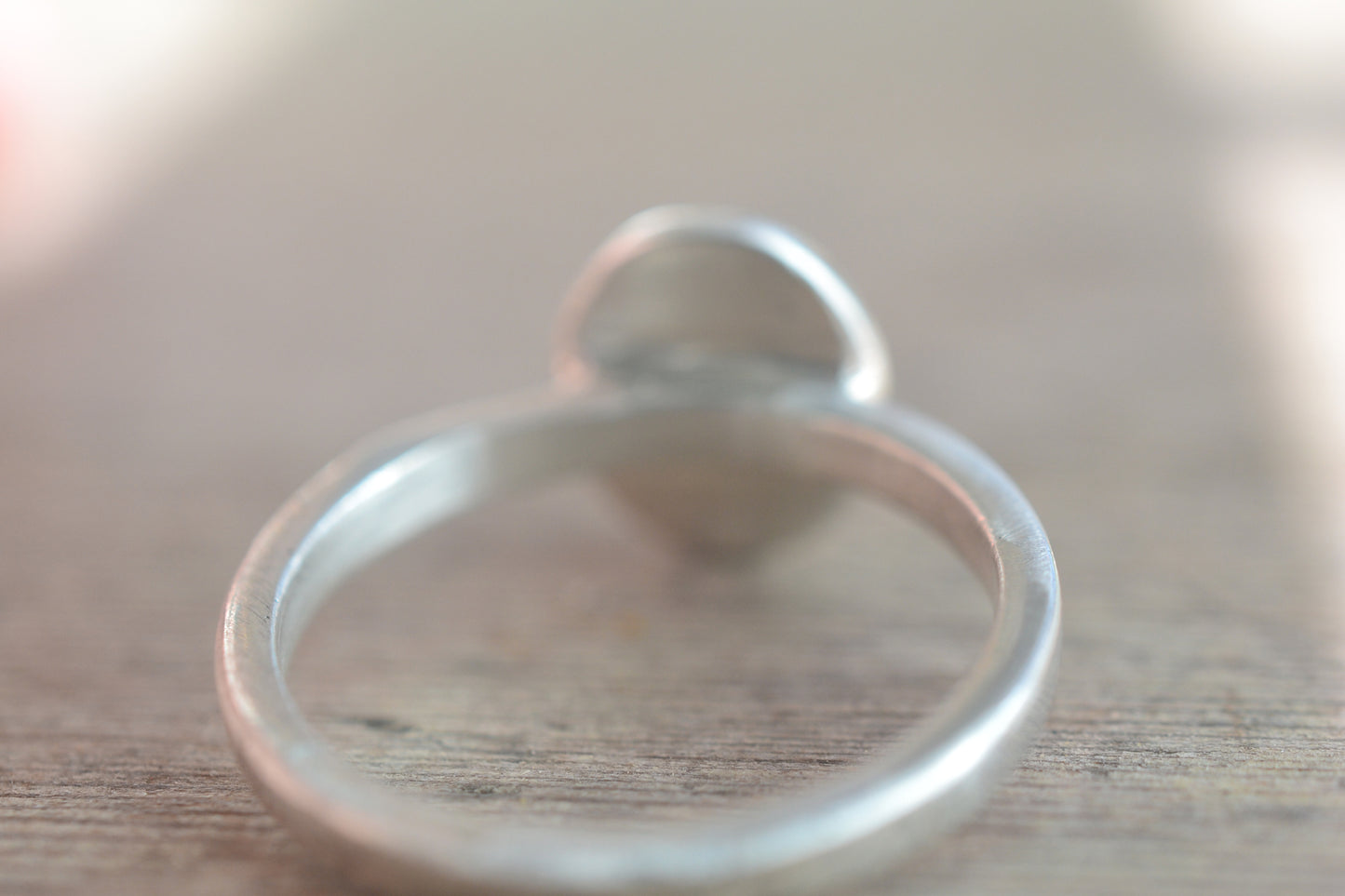 Green Jade Statement Ring in Silver
