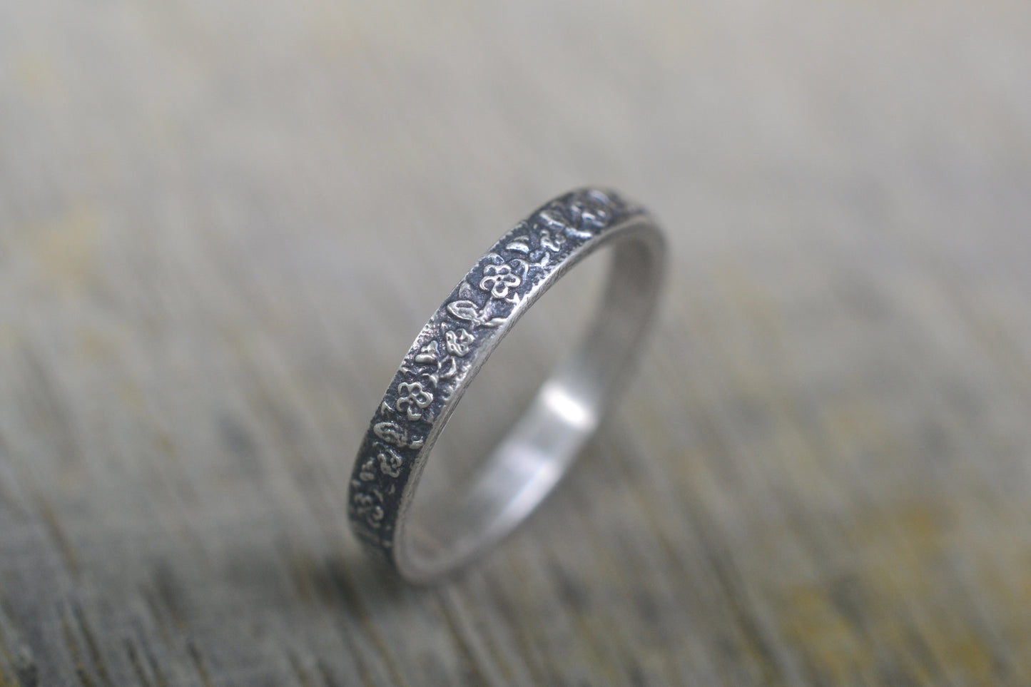 Dainty Rosebush Wedding Ring For Women