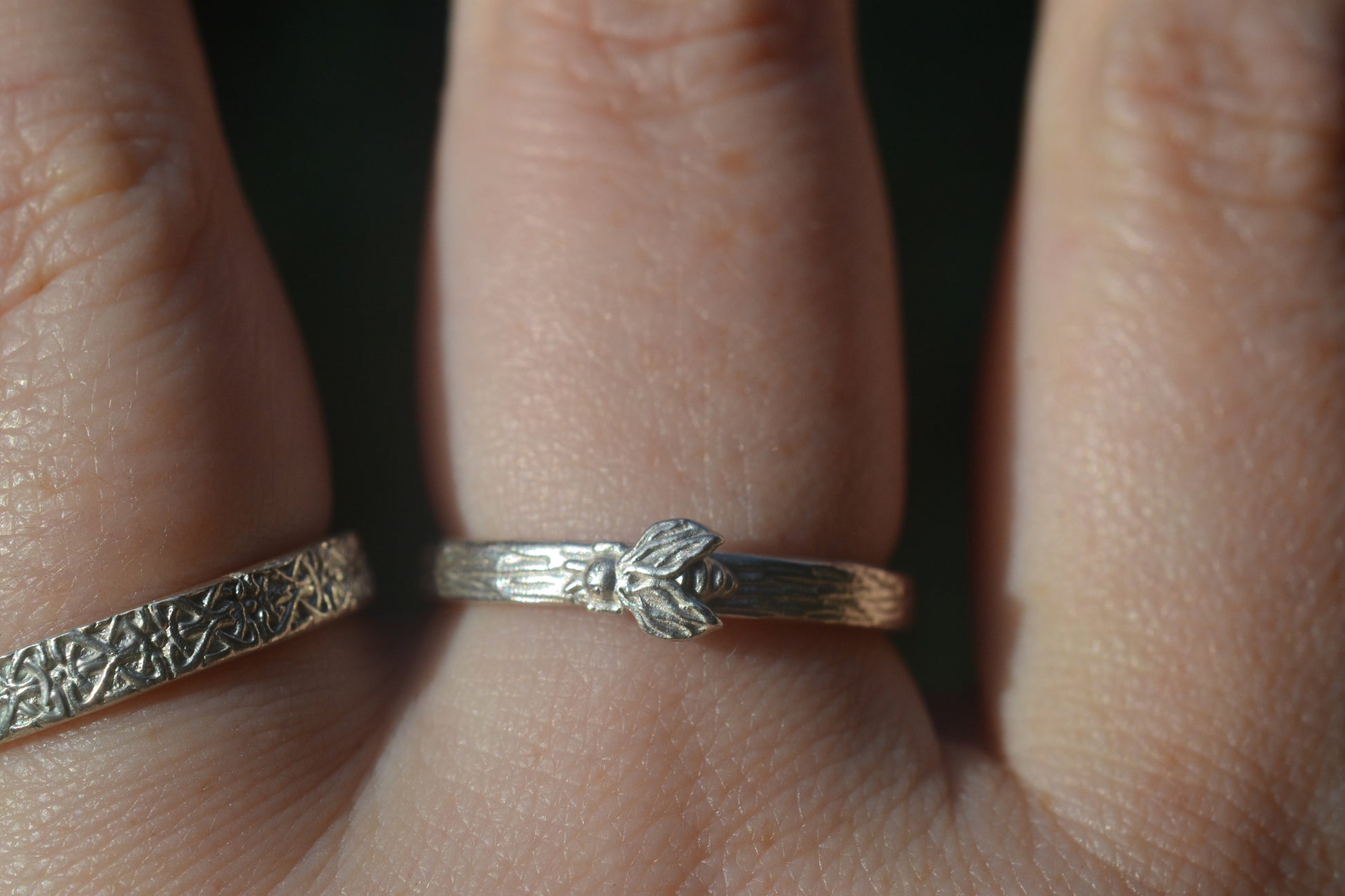 Honeybee Ring in 925 Sterling Silver