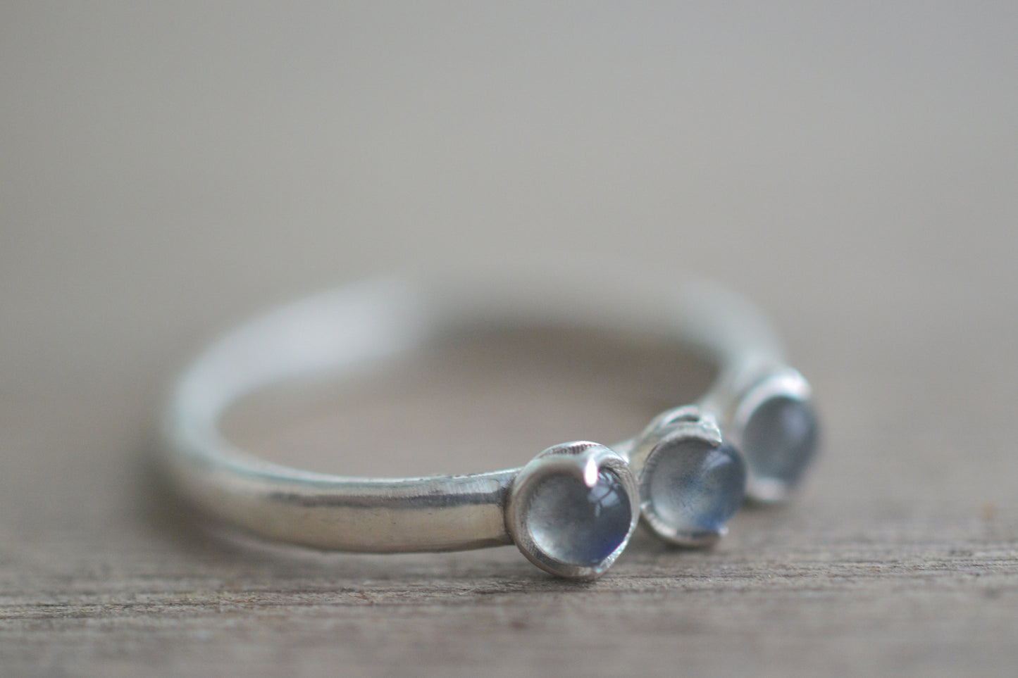 Multistone Labradorite Ring in Sterling Silver